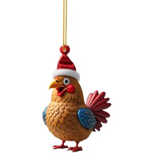 Unbranded (D) Christmas Decorations Clearance Cute Rooster Car Pendant Home Tree Decoratio Unbranded (D) Christmas Decorations Clearance Cute Rooster Car Pendant Home Tree Decoratio