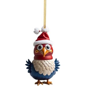 Unbranded (I) Christmas Decorations Clearance Cute Rooster Car Pendant Home Tree Decoratio Unbranded (I) Christmas Decorations Clearance Cute Rooster Car Pendant Home Tree Decoratio