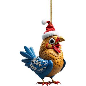 Unbranded (G) Christmas Decorations Clearance Cute Rooster Car Pendant Home Tree Decoratio Unbranded (G) Christmas Decorations Clearance Cute Rooster Car Pendant Home Tree Decoratio