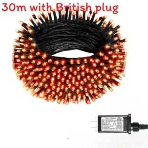 Unbranded (Orange) Led 300 30m Light String With Remote Control And Timed Decor Courtyard Unbranded (Orange) Led 300 30m Light String With Remote Control And Timed Decor Courtyard