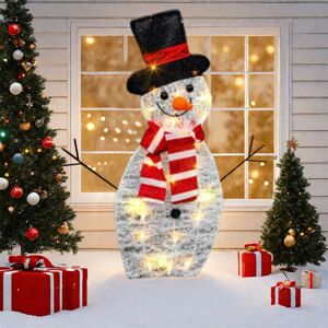 Unbranded (A) Christmas Family Outdoor Scene Decoration Illuminated Christmas Snowman Yard Unbranded (A) Christmas Family Outdoor Scene Decoration Illuminated Christmas Snowman Yard