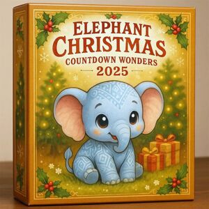 Unbranded (Multicolor) 2025 Elephants Christmas Countdown Calendar 2d Arrival Calendar Unbranded (Multicolor) 2025 Elephants Christmas Countdown Calendar 2d Arrival Calendar