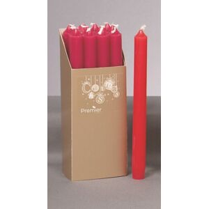 Premier - Dinner Candles Pack 12 - Red 25cm Premier - Dinner Candles Pack 12 - Red 25cm