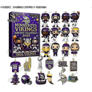 Unbranded Minnesota Vikings Advent Blind Box Christmas Tree Decoration Acrylic Pendant Unbranded Minnesota Vikings Advent Blind Box Christmas Tree Decoration Acrylic Pendant