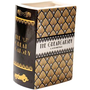 Unbranded (Style B) Chic Modern Ceramic Vase Book Shaped Decorative Vase For Artistic Unbranded (Style B) Chic Modern Ceramic Vase Book Shaped Decorative Vase For Artistic