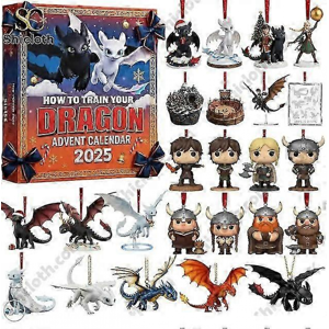 Unbranded Best How to Train Your Dragon Advent Holiday Blind Box Christmas Tree Decoration Unbranded Best How to Train Your Dragon Advent Holiday Blind Box Christmas Tree Decoration