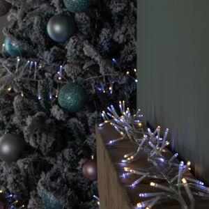 Premier 9.3m 720 LED Christmas Cluster String Lights with Timer in White & Warm White on Premier 9.3m 720 LED Christmas Cluster String Lights with Timer in White & Warm White on