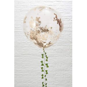 Ginger Ray Rose Gold Confetti Filled Decorative Wedding Party Balloons One Size Ginger Ray Rose Gold Confetti Filled Decorative Wedding Party Balloons One Size