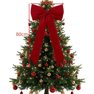 Unbranded (Red) Christmas Large Velvet Bow Christmas Party Christmas Tree Window Front Doo Unbranded (Red) Christmas Large Velvet Bow Christmas Party Christmas Tree Window Front Doo
