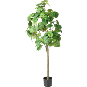 Beliani Artificial Plant FICUS TREE 160 cm Green Beliani Artificial Plant FICUS TREE 160 cm Green