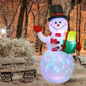 Unbranded Inflatable Snowman, 1.5m Inflatable Snowman, Christmas Decoration with LED Light Unbranded Inflatable Snowman, 1.5m Inflatable Snowman, Christmas Decoration with LED Light