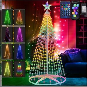 Unbranded 7FT Christmas Led Lights Star Cone Tree Xmas Decor W/ Remote Control Unbranded 7FT Christmas Led Lights Star Cone Tree Xmas Decor W/ Remote Control