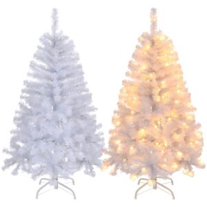 Unbranded White,4ft Pre-lit Artificial Christmas Tree Hinged Xmas Pine Tree Unbranded White,4ft Pre-lit Artificial Christmas Tree Hinged Xmas Pine Tree
