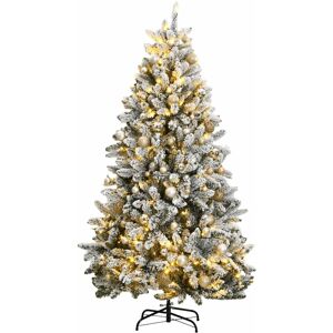 vidaXL Artificial Hinged Christmas Tree 300 LEDs & Ball Set 240 cm vidaXL Artificial Hinged Christmas Tree 300 LEDs & Ball Set 240 cm