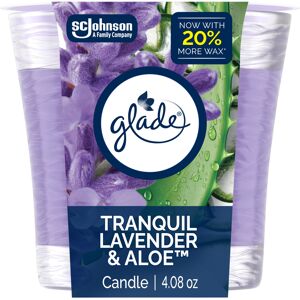 Glade 1-Wick Scented Candle Jar Tranquil Lavender & Aloe Air Freshener Infused w Glade 1-Wick Scented Candle Jar Tranquil Lavender & Aloe Air Freshener Infused w