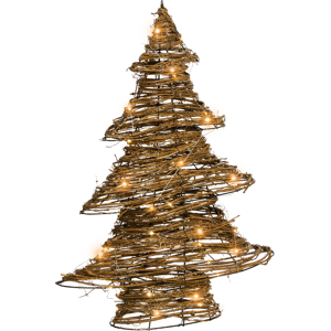 Beliani Christmas Decoration LED FURESO Christmas Tree 60 cm Natural Beliani Christmas Decoration LED FURESO Christmas Tree 60 cm Natural