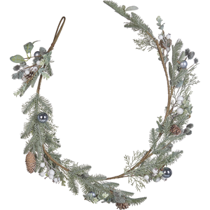 Beliani Christmas Garland - Adjustable Twigs - 150 cm - Green Beliani Christmas Garland - Adjustable Twigs - 150 cm - Green