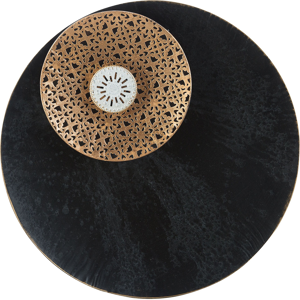 Beliani Wall Decor Round Multicolour Metal Oriental Style - Wall Decor Beliani Wall Decor Round Multicolour Metal Oriental Style - Wall Decor