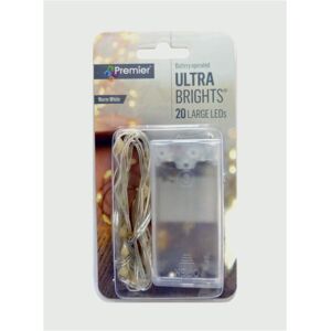 Premier Decorations Indoor Pin Wire 20 LED Warm White LB191279WW Premier Decorations Indoor Pin Wire 20 LED Warm White LB191279WW