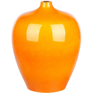 Beliani Orange Terracotta Vase - Vase Beliani Orange Terracotta Vase - Vase