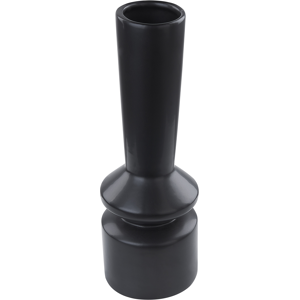 Beliani Flower Vase PEANIA Handmade Ceramic - Flower Vase - 30 cm - Black Beliani Flower Vase PEANIA Handmade Ceramic - Flower Vase - 30 cm - Black
