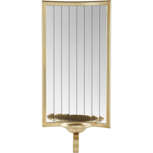 Beliani Wall Candle Holder SOBREDA Metal 41 cm Gold Beliani Wall Candle Holder SOBREDA Metal 41 cm Gold