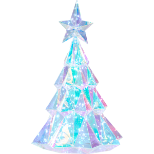 Beliani LED Decoration UNUKA Christmas Tree 40 cm Multicolour Beliani LED Decoration UNUKA Christmas Tree 40 cm Multicolour