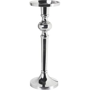 Beliani Silver Candle Holder - 40cm Modern Decorative Accessory Beliani Silver Candle Holder - 40cm Modern Decorative Accessory
