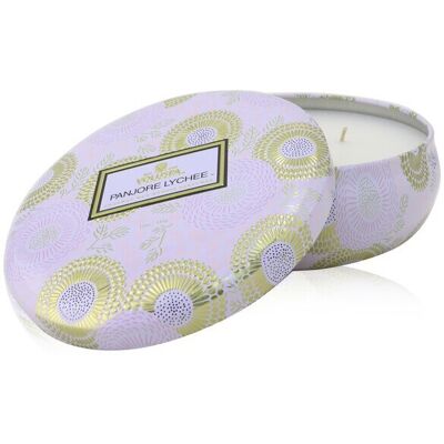 Voluspa Panjore Lychee Scented Candle - 340g - Decorative Tin Voluspa Panjore Lychee Scented Candle - 340g - Decorative Tin