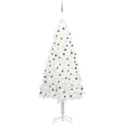 vidaXL White Pre-lit Christmas Tree - Christmas Tree vidaXL White Pre-lit Christmas Tree - Christmas Tree