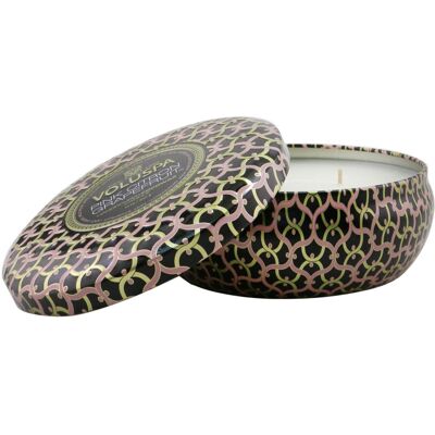 Voluspa Pink Citron Grapefruit 3-Wick Candle - Decor Tin Voluspa Pink Citron Grapefruit 3-Wick Candle - Decor Tin