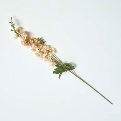 Homescapes Peach Stock Flower Spray Single Stem 87 cm Homescapes Peach Stock Flower Spray Single Stem 87 cm