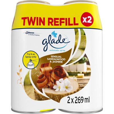 Glade Automatic Spray Refill 269ml - Sensual Sandalwood & Jasmine Glade Automatic Spray Refill 269ml - Sensual Sandalwood & Jasmine