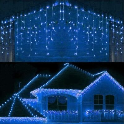 SHATCHI - Waterfall Icicle Light - 240LED - Multicolor - Outdoor LED light string SHATCHI - Waterfall Icicle Light - 240LED - Multicolor - Outdoor LED light string