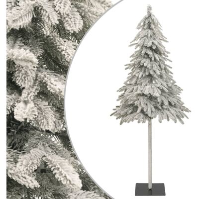 vidaXL - Artificial Christmas Tree with Snow - White - 150 cm - Christmas tree vidaXL - Artificial Christmas Tree with Snow - White - 150 cm - Christmas tree
