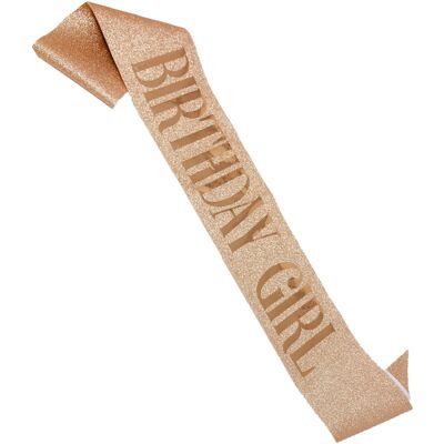Anna Sui Shimmer Anna Shine Glitter Birthday Sash for Women Rose Gold Glitter Anna Sui Shimmer Anna Shine Glitter Birthday Sash for Women Rose Gold Glitter