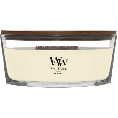 Woodwick Solar Haze scented candle with wooden wick - Candles Woodwick Solar Haze scented candle with wooden wick - Candles