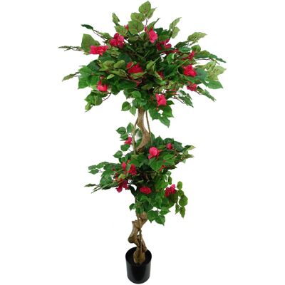 Leaf 150cm Ruscus Artificial Silk Bougainvillea Tree - Artificial Tree Leaf 150cm Ruscus Artificial Silk Bougainvillea Tree - Artificial Tree