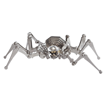 Saudism Steampunk Foldable Mechanical Spider Clock Decoration Stainless Steel Iron Insec Saudism Steampunk Foldable Mechanical Spider Clock Decoration Stainless Steel Iron Insec