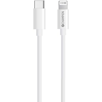 Champion USB-C to Lightning Cable - 2m White Champion USB-C to Lightning Cable - 2m White