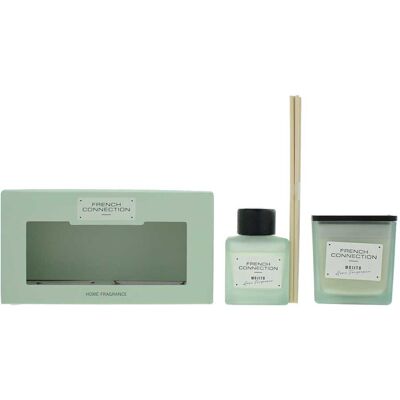 French Connection - Mojito Candle Diffuser - Gift Set French Connection - Mojito Candle Diffuser - Gift Set