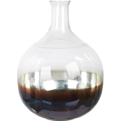 Beliani RAZALA Multicolour Handmade Glass Vase - Flower Vase Beliani RAZALA Multicolour Handmade Glass Vase - Flower Vase
