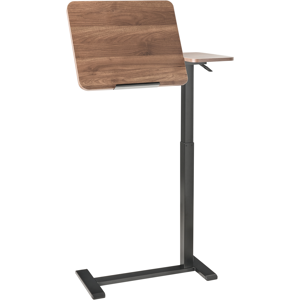 Beliani Manual Adjustable Laptop Stand SCHOLA Brown/ Black 70 cm 40 cm Beliani Manual Adjustable Laptop Stand SCHOLA Brown/ Black 70 cm 40 cm