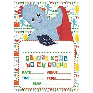 Official In the Night Garden Party Invites x Pack of 20 with Envelopes Official In the Night Garden Party Invites x Pack of 20 with Envelopes