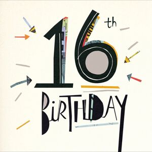 Woodmansterne Happy 16th Birthday Art Deco Birthday Greeting Card Mambo Range Cards Woodmansterne Happy 16th Birthday Art Deco Birthday Greeting Card Mambo Range Cards