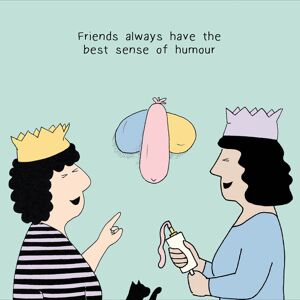 Funny Penelope & Friends Best Sense Of Humour Greeting Card Woodmansterne Cards Funny Penelope & Friends Best Sense Of Humour Greeting Card Woodmansterne Cards
