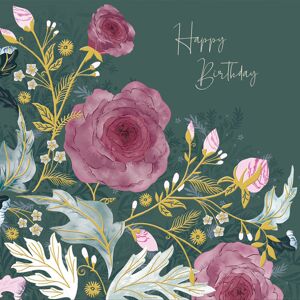National Trust Rose Garden Foiled Birthday Greeting Card Woodmansterne Cards National Trust Rose Garden Foiled Birthday Greeting Card Woodmansterne Cards