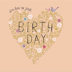 With Love On Your Birthday Foiled Birthday Greeting Card Woodmansterne Cards With Love On Your Birthday Foiled Birthday Greeting Card Woodmansterne Cards