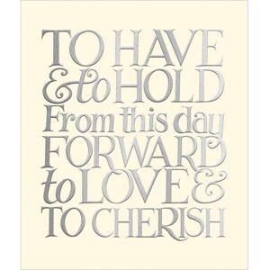 To Have & To Hold Emma Bridgewater Wedding Greeting Card Woodmansterne To Have & To Hold Emma Bridgewater Wedding Greeting Card Woodmansterne