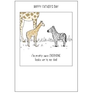 Woodmansterne Everyone Looks Up To My Dad Funny Father's Day Greeting Card They Can Talk Cards Woodmansterne Everyone Looks Up To My Dad Funny Father's Day Greeting Card They Can Talk Cards